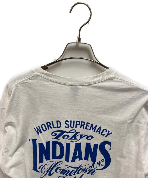 Tokyo Indians（トウキョウインディアンズ）Tokyo Indians (トウキョウインディアンズ) Tシャツ ホワイト サイズ:Ｍの古着・服飾アイテム