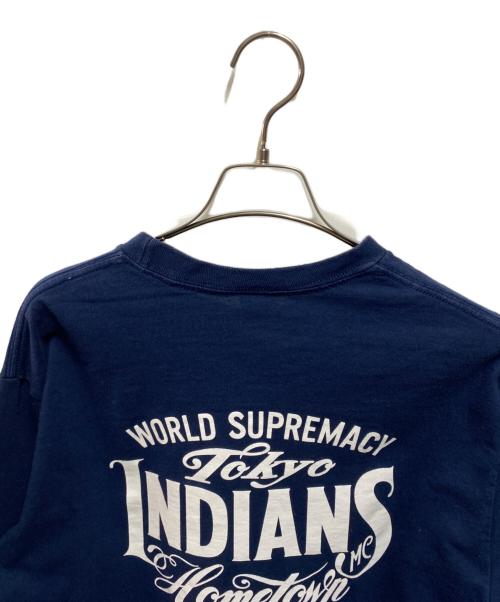 Tokyo Indians（トウキョウインディアンズ）Tokyo Indians (トウキョウインディアンズ) Tシャツ ネイビー サイズ:Ｍの古着・服飾アイテム