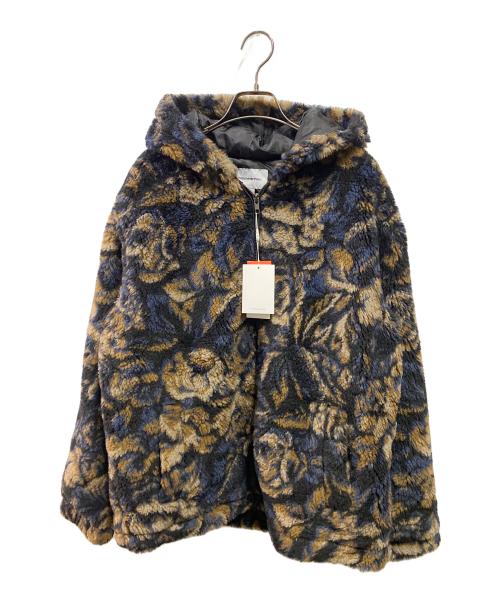 thisisneverthat（ディスイズネバーザット）thisisneverthat (ディスイズネバーザット) Floral Faux Fur Jacket ベージュ サイズ:ｓ 未使用品の古着・服飾アイテム