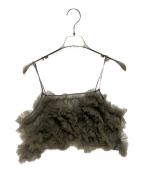 HeRIN.CYEヘリンドットサイ）の古着「Many frill bustier」｜グレー
