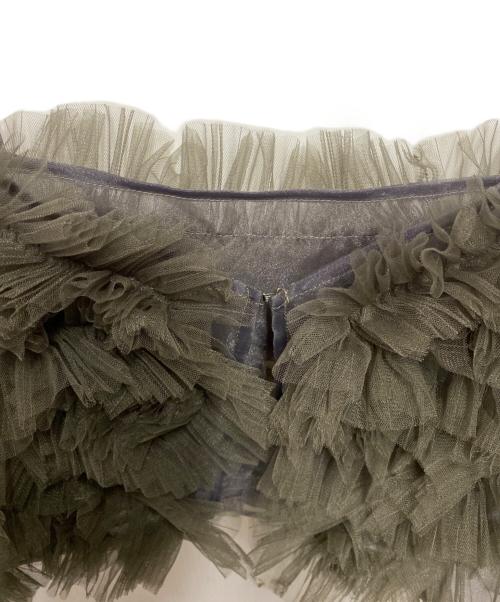 HeRIN.CYE（ヘリンドットサイ）HeRIN.CYE (ヘリンドットサイ) Many frill bustier グレー サイズ:ＦＲＥＥの古着・服飾アイテム