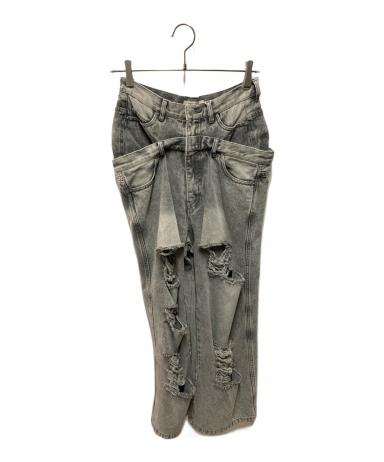 中古・古着通販】THE TOE (ザ・トゥー) LEXINGTON DOUBLE BELT DENIM