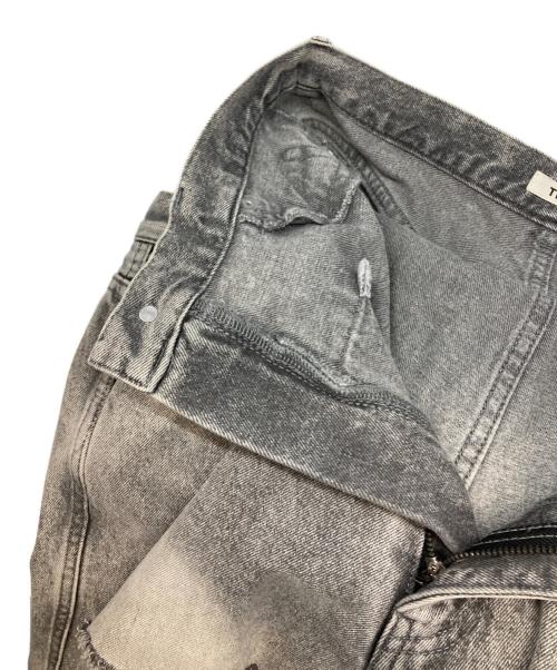 THE TOE（ザ・トゥー）THE TOE (ザ・トゥー) LEXINGTON DOUBLE BELT DENIM PANTS ブラック サイズ:Ｓ 未使用品の古着・服飾アイテム