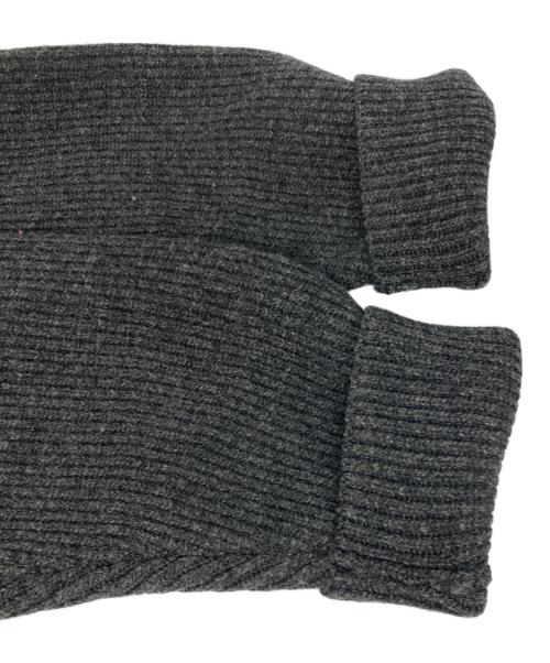 H BEAUTY&YOUTH（エイチ ビューティー&ユース）H BEAUTY&YOUTH (エイチ ビューティー&ユース) CURVY CARDIGAN グレー サイズ:FREEの古着・服飾アイテム