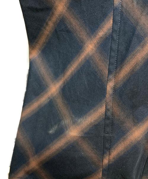 MAISON SPECIAL（メゾンスペシャル）MAISON SPECIAL (メゾンスペシャル) Button Slit Checkered Camisole Maxidresses ブラック サイズ:36の古着・服飾アイテム