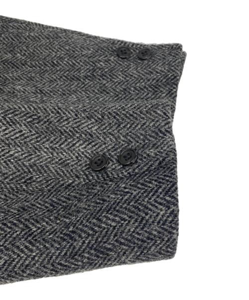 BEAMS PLUS（ビームスプラス）BEAMS PLUS (ビームスプラス) Harris Tweed (ハリスツイード) 3B Jacket ブラック サイズ:Lの古着・服飾アイテム