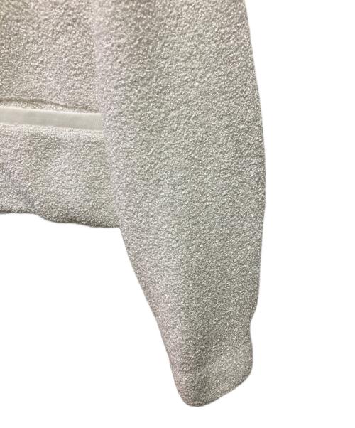 La TOTALITE（ラ ト―タリテ）La TOTALITE (ラ ト―タリテ) ノーカラーツイードジャケット ホワイト サイズ:FREEの古着・服飾アイテム