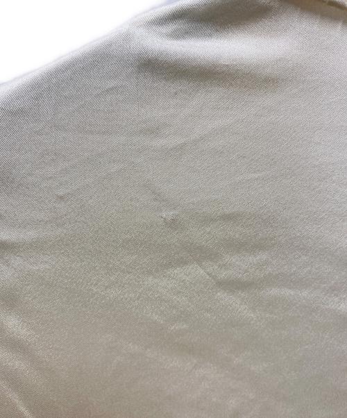 GUCCI（グッチ）GUCCI (グッチ) シルク混フリルブラウス ベージュ サイズ:40の古着・服飾アイテム