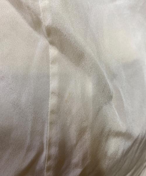 GUCCI（グッチ）GUCCI (グッチ) シルク混フリルブラウス ベージュ サイズ:40の古着・服飾アイテム