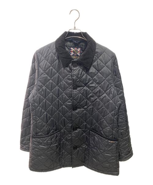 LAVENHAM（ラベンハム）LAVENHAM (ラベンハム) TOMORROW LAND (トゥモローランド) キルティングコート ブラック サイズ:ＸＬの古着・服飾アイテム