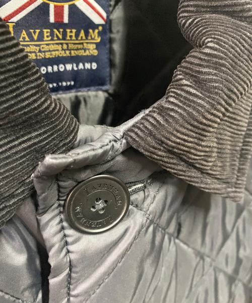 LAVENHAM（ラベンハム）LAVENHAM (ラベンハム) TOMORROW LAND (トゥモローランド) キルティングコート ブラック サイズ:ＸＬの古着・服飾アイテム