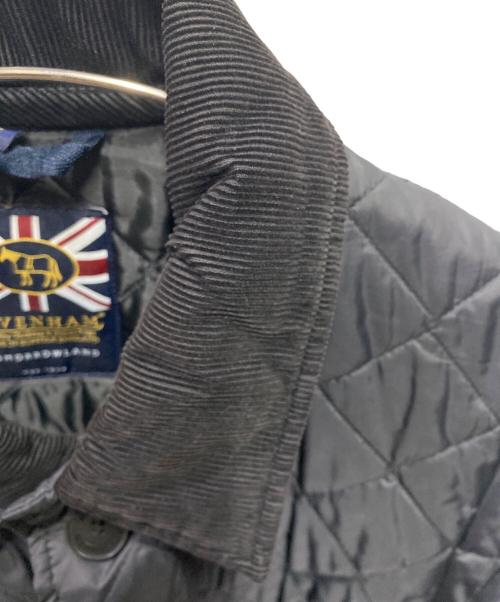 LAVENHAM（ラベンハム）LAVENHAM (ラベンハム) TOMORROW LAND (トゥモローランド) キルティングコート ブラック サイズ:ＸＬの古着・服飾アイテム