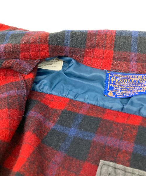 PENDLETON（ペンドルトン）PENDLETON (ペンドルトン) 70's ボードシャツ レッド サイズ:Ｍの古着・服飾アイテム