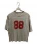 blurhms ROOTSTOCK（ブラームスルーツストック）の古着「CottonRayon 88/12 Football Tシャツ」｜グレー