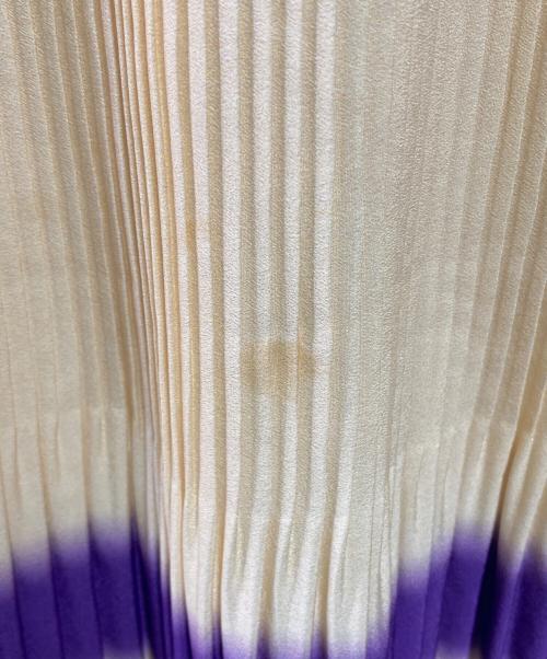 DRIES VAN NOTEN（ドリスヴァンノッテン）DRIES VAN NOTEN (ドリスヴァンノッテン) 19SS プリーツスカート イエロー サイズ:Ｍの古着・服飾アイテム