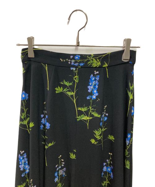 DRIES VAN NOTEN（ドリスヴァンノッテン）DRIES VAN NOTEN (ドリスヴァンノッテン) フラワープリントスカート ブラック サイズ:34の古着・服飾アイテム