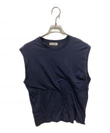 JIL SANDER+（ジルサンダープラス）の古着「ノースリーブTシャツ」｜ネイビー