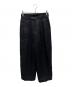 FUMIKA UCHIDA（フミカウチダ）の古着「DOUBLE WAIST REVERSIBLE SLACKS」｜ブラック
