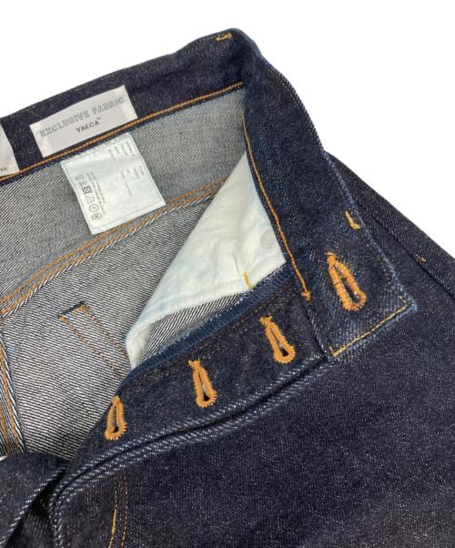 YAECA（ヤエカ）YAECA (ヤエカ) ワイドテーパードデニムパンツ インディゴ サイズ:28の古着・服飾アイテム