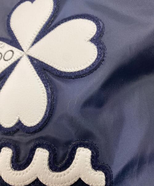 muta MARINE（ムータマリン）muta MARINE (ムータマリン) La Festa Primavera Continua MA-1 ネイビー×ホワイト サイズ:6の古着・服飾アイテム