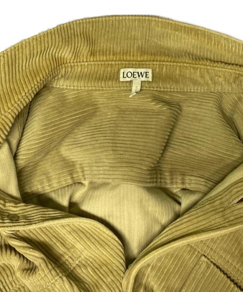 LOEWE（ロエベ）LOEWE (ロエベ) コーデュロイシャツ ブラウン サイズ:39の古着・服飾アイテム