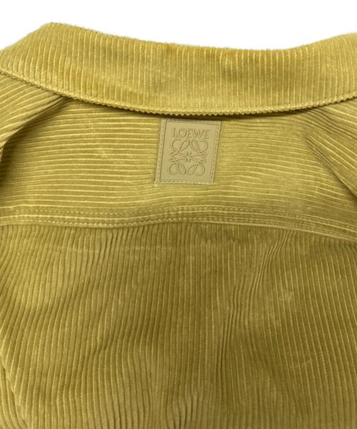 LOEWE（ロエベ）LOEWE (ロエベ) コーデュロイシャツ ブラウン サイズ:39の古着・服飾アイテム