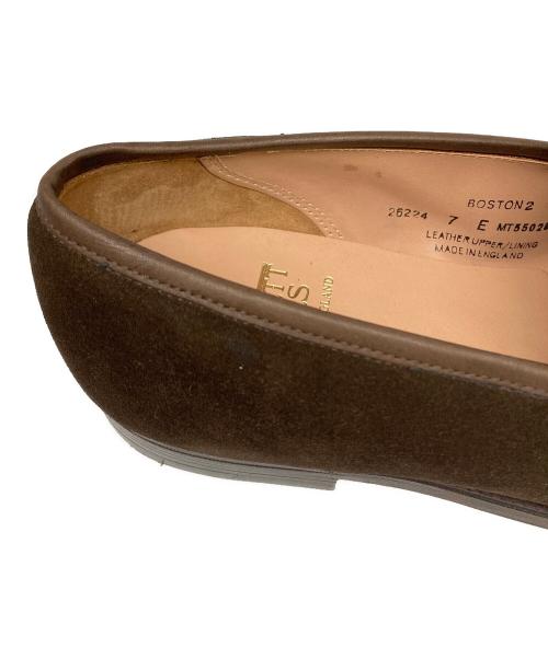 Crockett & Jones（クロケット＆ジョーンズ）Crockett & Jones (クロケット＆ジョーンズ) BOSTON 2 ブラウン サイズ:7の古着・服飾アイテム