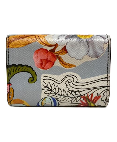 Salvatore Ferragamo（サルヴァトーレ フェラガモ）Salvatore Ferragamo (サルヴァトーレ フェラガモ) コンパクトウォレット スカイブルーの古着・服飾アイテム