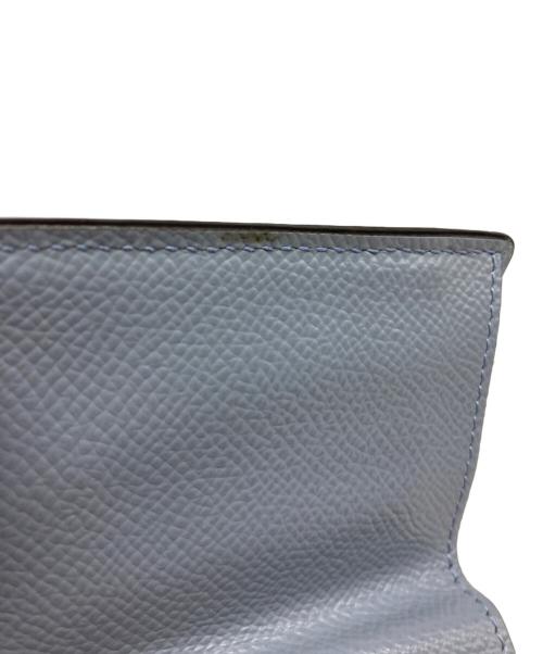 Salvatore Ferragamo（サルヴァトーレ フェラガモ）Salvatore Ferragamo (サルヴァトーレ フェラガモ) コンパクトウォレット スカイブルーの古着・服飾アイテム