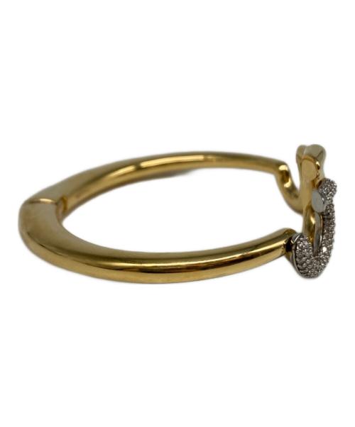 Salvatore Ferragamo（サルヴァトーレ フェラガモ）Salvatore Ferragamo (サルヴァトーレ フェラガモ) ガンチーニバングル ゴールドの古着・服飾アイテム