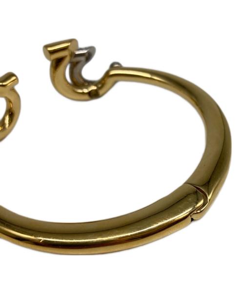 Salvatore Ferragamo（サルヴァトーレ フェラガモ）Salvatore Ferragamo (サルヴァトーレ フェラガモ) ガンチーニバングル ゴールドの古着・服飾アイテム