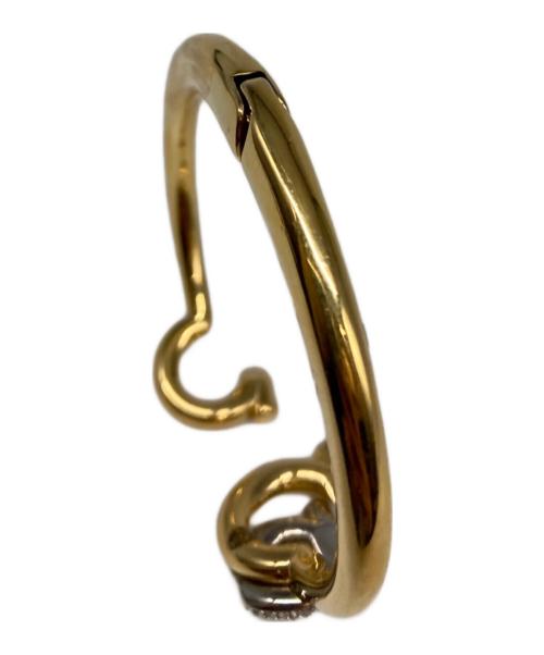 Salvatore Ferragamo（サルヴァトーレ フェラガモ）Salvatore Ferragamo (サルヴァトーレ フェラガモ) ガンチーニバングル ゴールドの古着・服飾アイテム