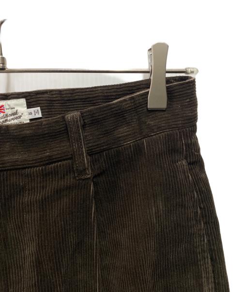 Traditional Weatherwear（トラディショナルウェザーウェア）Traditional Weatherwear (トラディショナルウェザーウェア) UNIONSLACKS 102 ブラウン サイズ:XSの古着・服飾アイテム