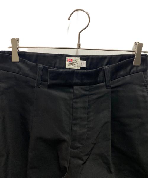 Traditional Weatherwear（トラディショナルウェザーウェア）Traditional Weatherwear (トラディショナルウェザーウェア) UNIONSLACKS 102 MOLESKIN ブラック サイズ:XSの古着・服飾アイテム