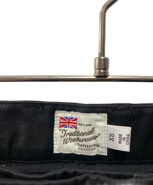 Traditional Weatherwear（トラディショナルウェザーウェア）Traditional Weatherwear (トラディショナルウェザーウェア) UNIONSLACKS 102 MOLESKIN ブラック サイズ:XSの古着・服飾アイテム