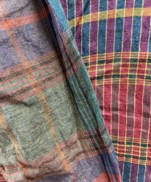 POLO RALPH LAUREN（ポロ・ラルフローレン）POLO RALPH LAUREN (ポロ・ラルフローレン) 90's リネンチェックシャツ マルチカラー サイズ:Lの古着・服飾アイテム