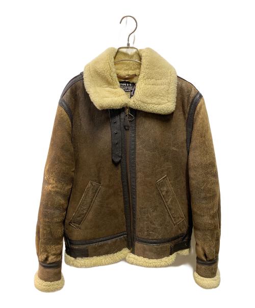 SCHOTT BROS.（ショット）SCHOTT BROS. (ショット) TYPE B-3 フライト ジャケット ブラウン サイズ:40の古着・服飾アイテム