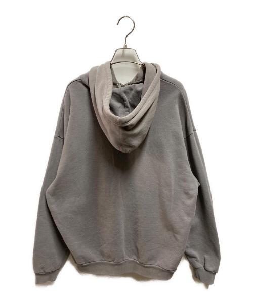 MONKEY TIME（モンキータイム）MONKEY TIME (モンキータイム) オゾンウォッシュ ハーフジップ フーディー グレー サイズ:M 未使用品の古着・服飾アイテム