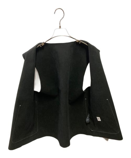 LA BOUCLE（ラ ブークル）LA BOUCLE (ラ ブークル) ウルトラスエード ZIP ベスト ブラック サイズ:free 未使用品の古着・服飾アイテム