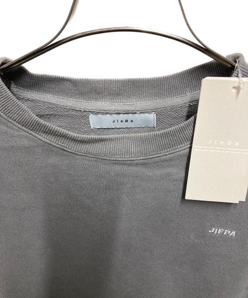 jieda（ジエダ）jieda (ジエダ) OVERDYE EMBROIDERY SWEAT CREW グレー サイズ:1 未使用品の古着・服飾アイテム