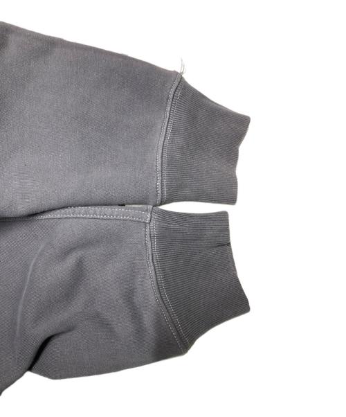 jieda（ジエダ）jieda (ジエダ) OVERDYE EMBROIDERY SWEAT CREW グレー サイズ:1 未使用品の古着・服飾アイテム