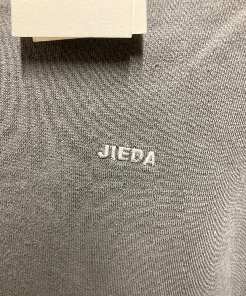 jieda（ジエダ）jieda (ジエダ) OVERDYE EMBROIDERY SWEAT CREW グレー サイズ:1 未使用品の古着・服飾アイテム