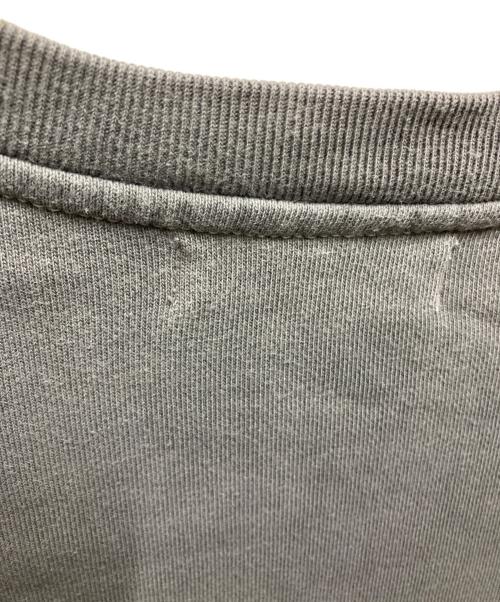 jieda（ジエダ）jieda (ジエダ) OVERDYE EMBROIDERY SWEAT CREW グレー サイズ:1 未使用品の古着・服飾アイテム