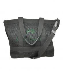 PAUL SMITH（ポールスミス）の古着「PSメッシュ 3WAYトートバッグ」｜ブラック