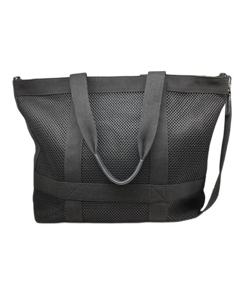 PAUL SMITH（ポールスミス）PAUL SMITH (ポールスミス) PSメッシュ 3WAYトートバッグ ブラックの古着・服飾アイテム