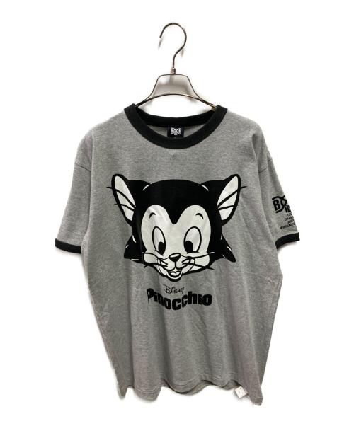 BOUNTY HUNTER（バウンティハンター）BOUNTY HUNTER (バウンティハンター) DISNEY (ディズニー) プリントTシャツ グレー サイズ:Ｌの古着・服飾アイテム
