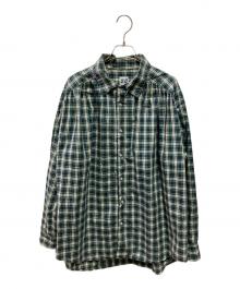 AiE（エーアイイー）の古着「オープンカラーシャツ」｜ネイビー×グリーン