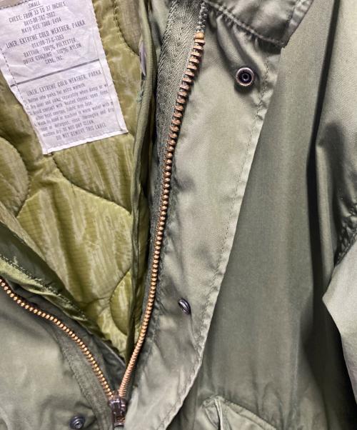 US ARMY（ユーエスアーミー）US ARMY (ユーエスアーミー) 70's M65 フィッシュテールパーカー グリーン サイズ:Ｓの古着・服飾アイテム