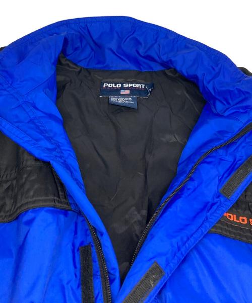 POLO SPORT（ポロスポーツ）POLO SPORT (ポロスポーツ) ナイロンジャケット ブルー サイズ:Lの古着・服飾アイテム