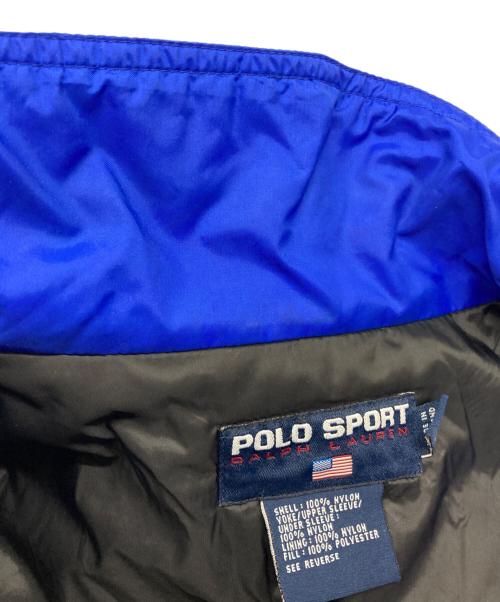 POLO SPORT（ポロスポーツ）POLO SPORT (ポロスポーツ) ナイロンジャケット ブルー サイズ:Lの古着・服飾アイテム